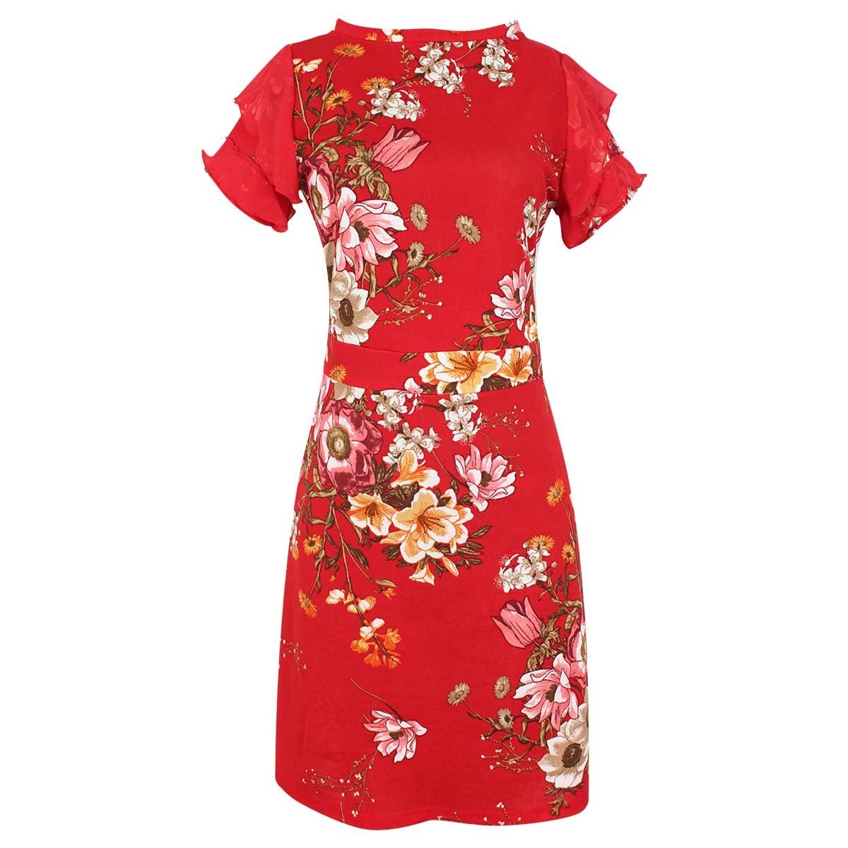 Vestido Corto Estampado City Femme