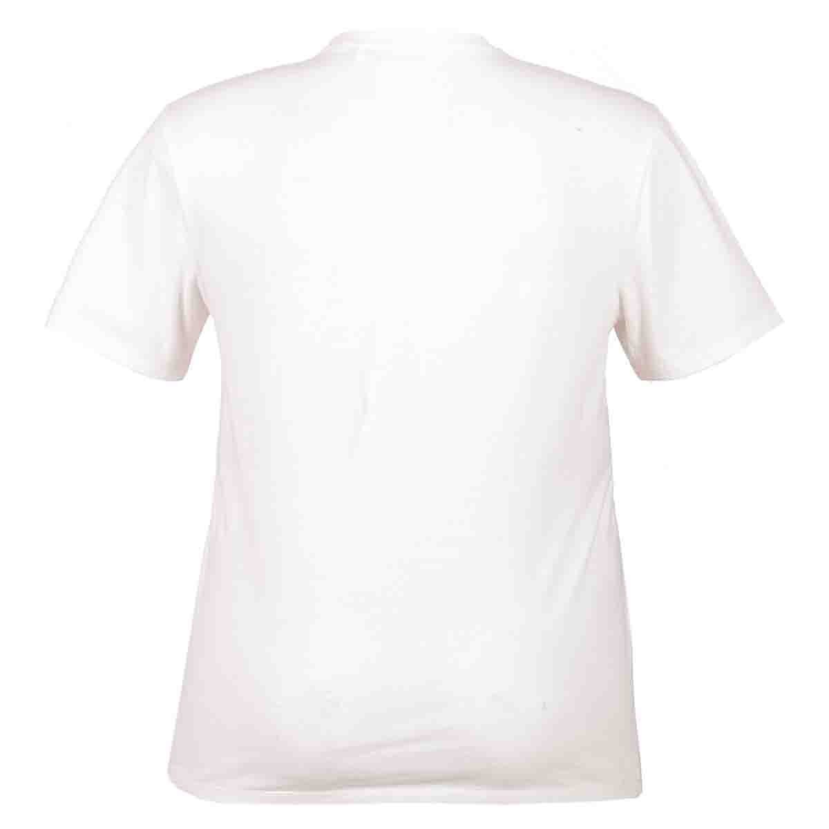 Playera Manga Corta con Cuello Redondo y Estampado Color Blanca Fukka Plus para Caballero