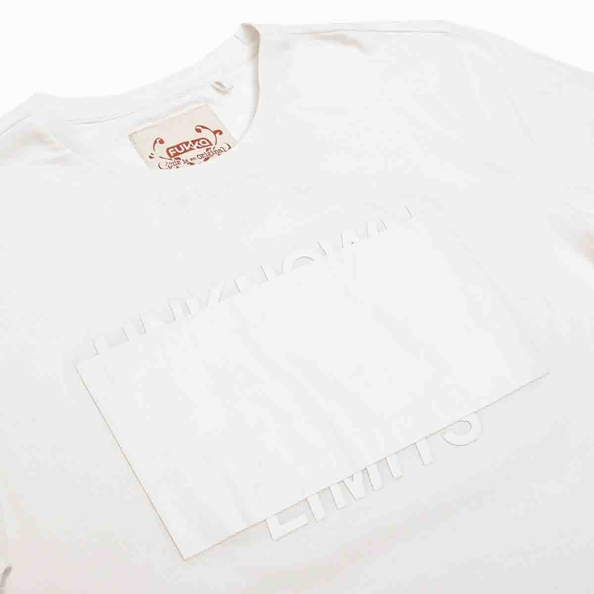 Playera Manga Corta con Cuello Redondo y Estampado Color Blanca Fukka Plus para Caballero