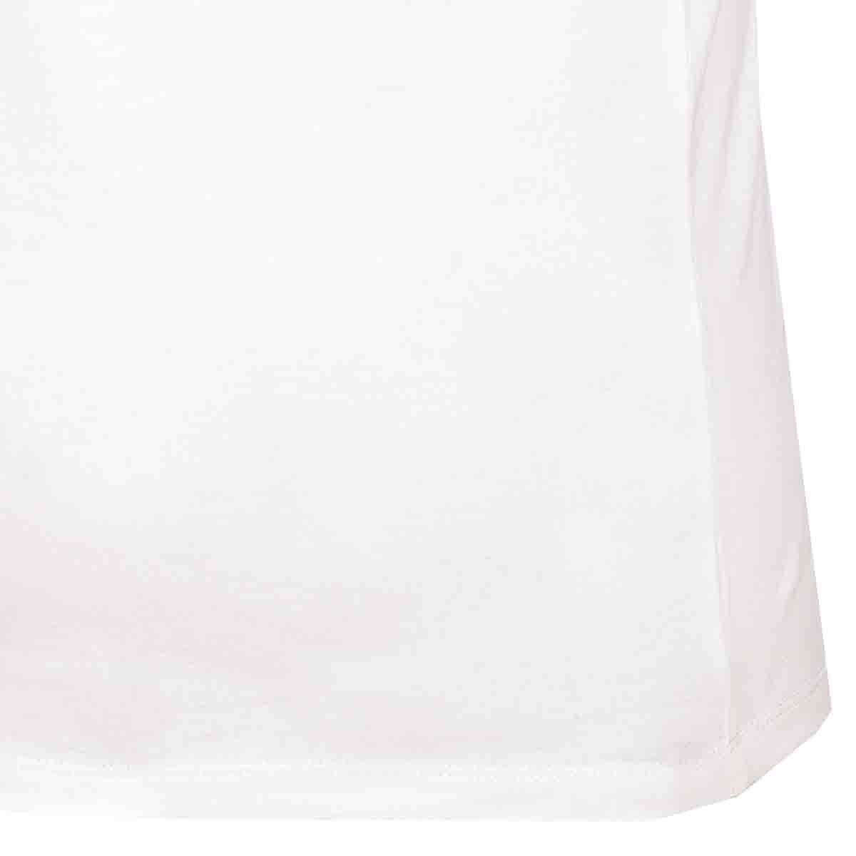 Playera Manga Corta con Cuello Redondo y Estampado Color Blanca Fukka Plus para Caballero