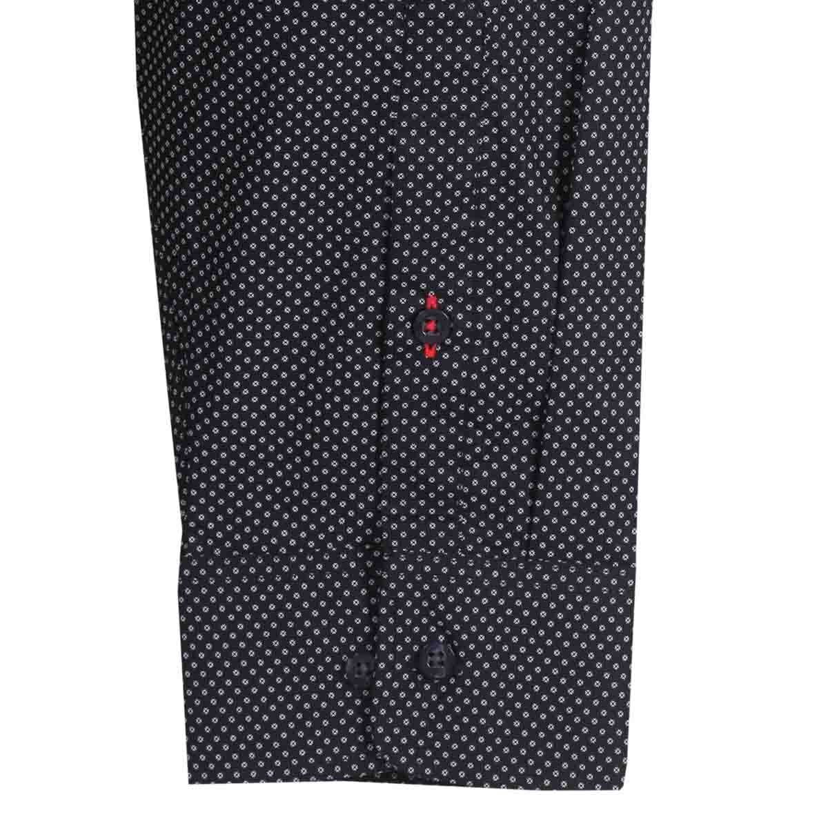 Camisa Manga Larga con Estampado a Puntos John Henry