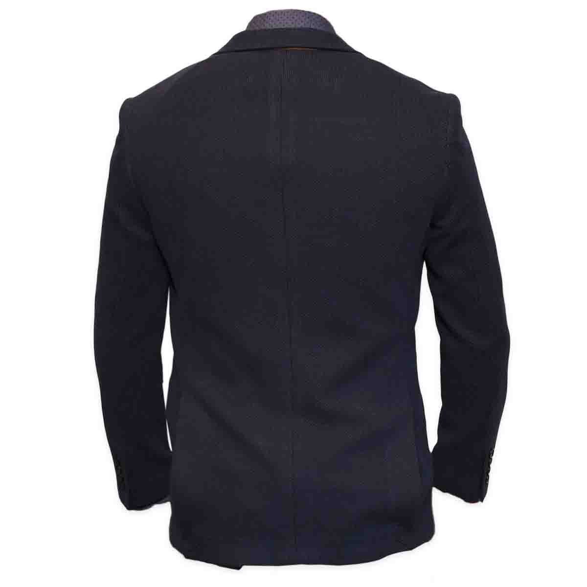 Saco Casual de Pana Color Azul Oscar de la Renta