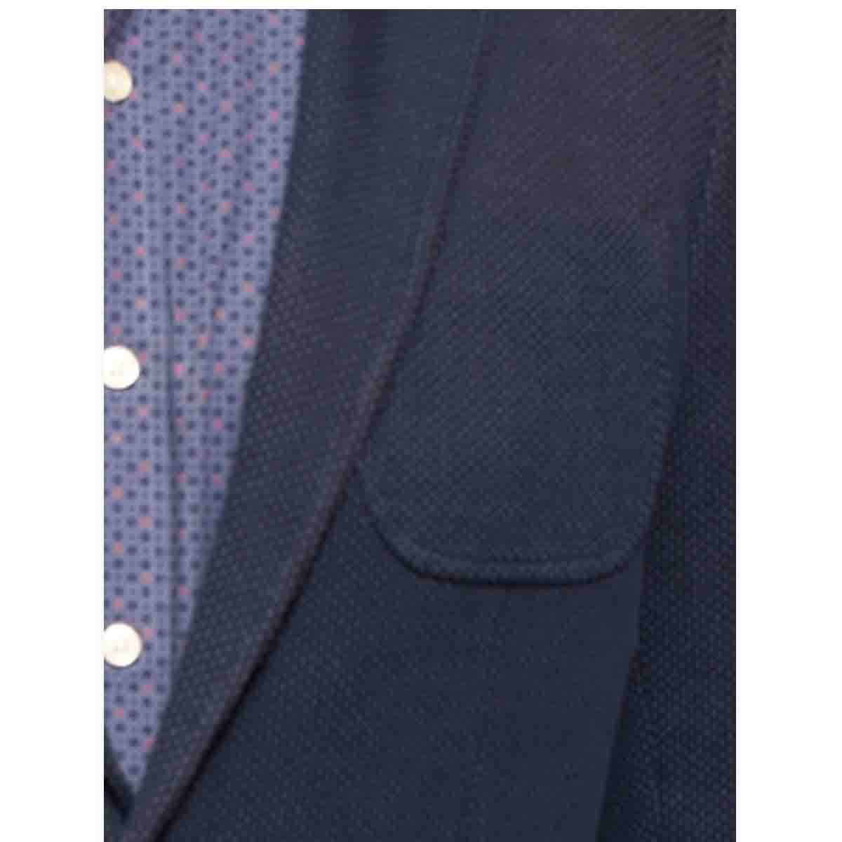 Saco Casual de Pana Color Azul Oscar de la Renta