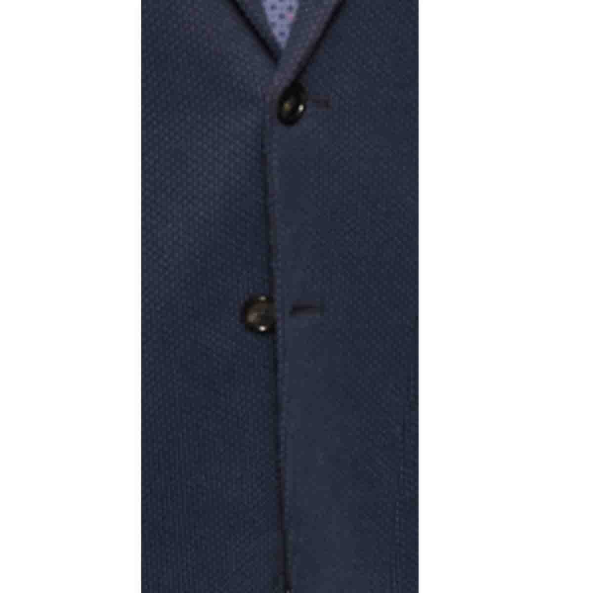 Saco Casual de Pana Color Azul Oscar de la Renta