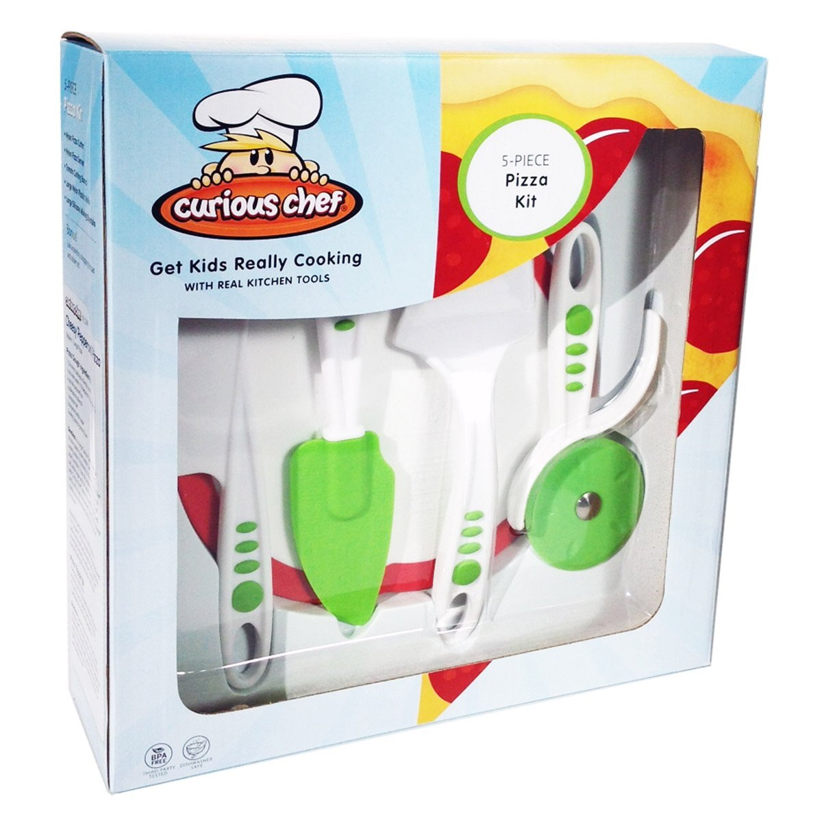 Set de 5 Piezas para Pizza Curious Chef