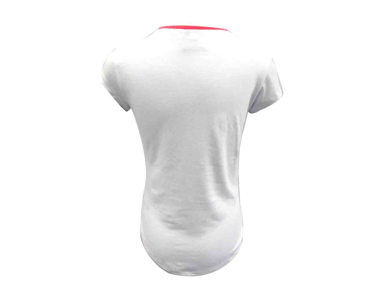 Playera con Manga Corta Color Blanco Combinado Milk & Soda
