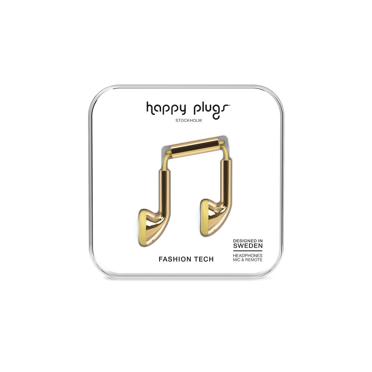 Audífonos Earbud Deluxe Oro Happy Plugs