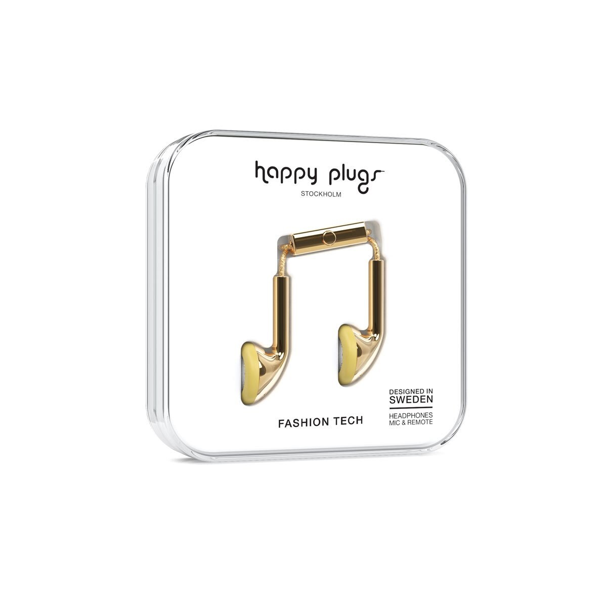 Audífonos Earbud Deluxe Oro Happy Plugs