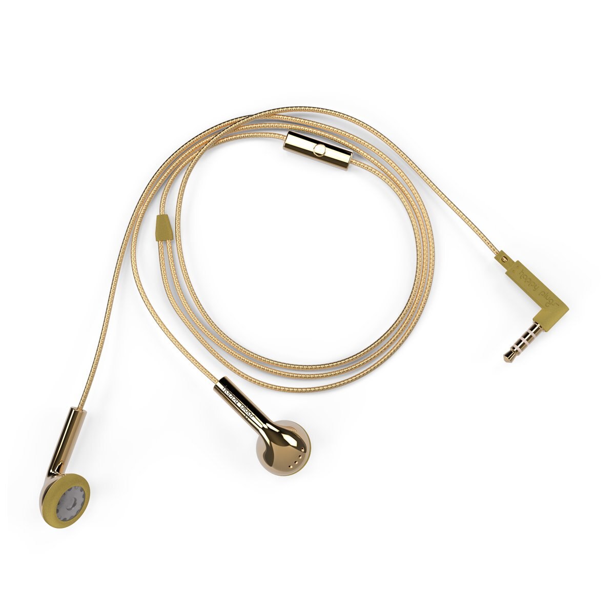 Audífonos Earbud Deluxe Oro Happy Plugs