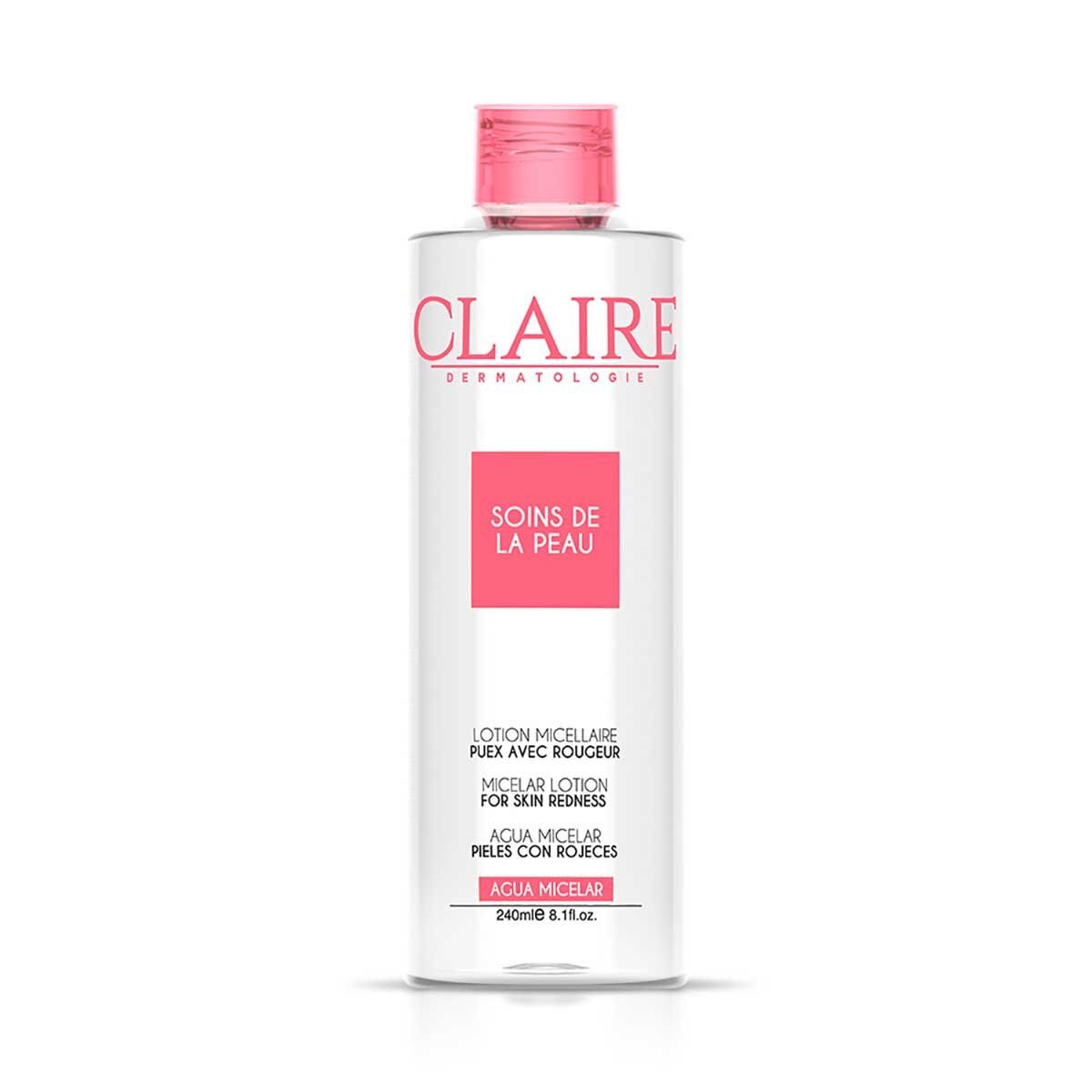 Agua Micelar Piel Rosácea Claire Dermatologie