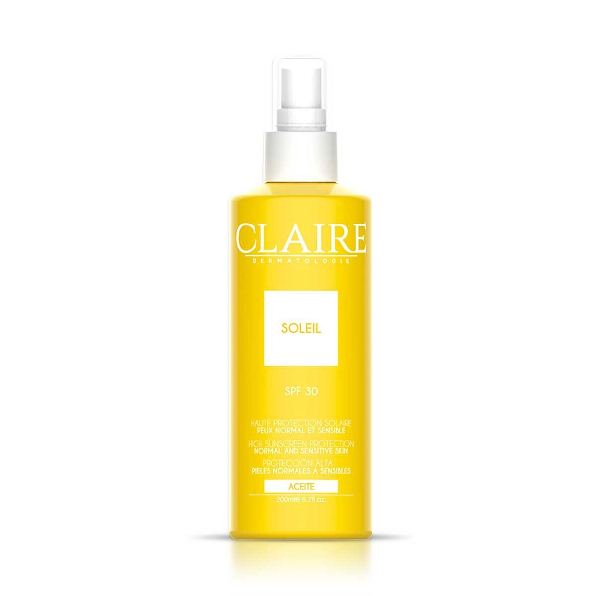 Protección Alta en Aceite Spf 30 Claire Dermatologie