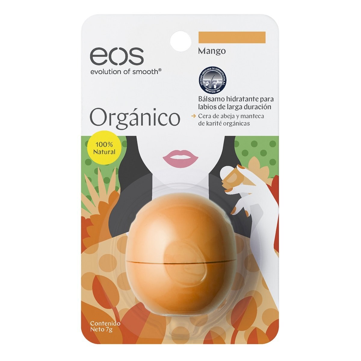 Esfera Bálsamo Orgánico para Labios Mango Eos