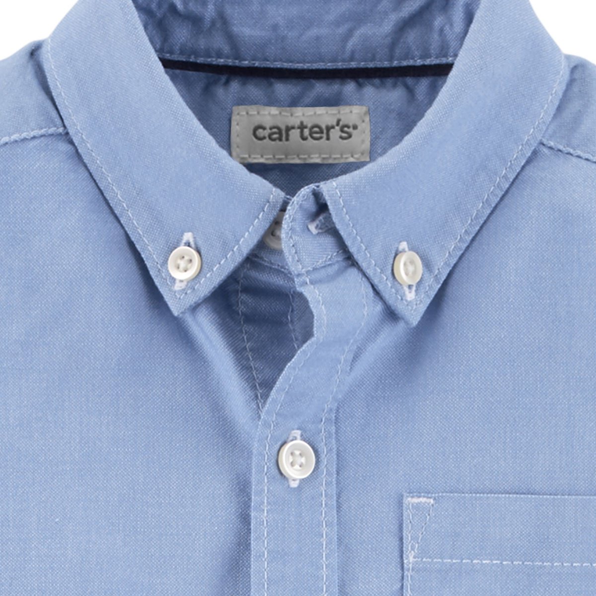 Camisa Color Azul Claro Carters