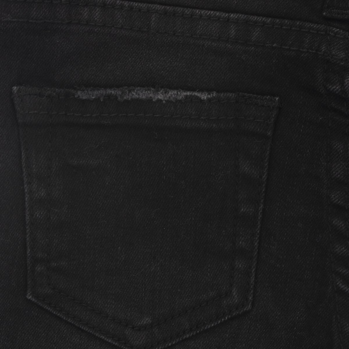 Jeans con Bordado Color Negro para Bebé