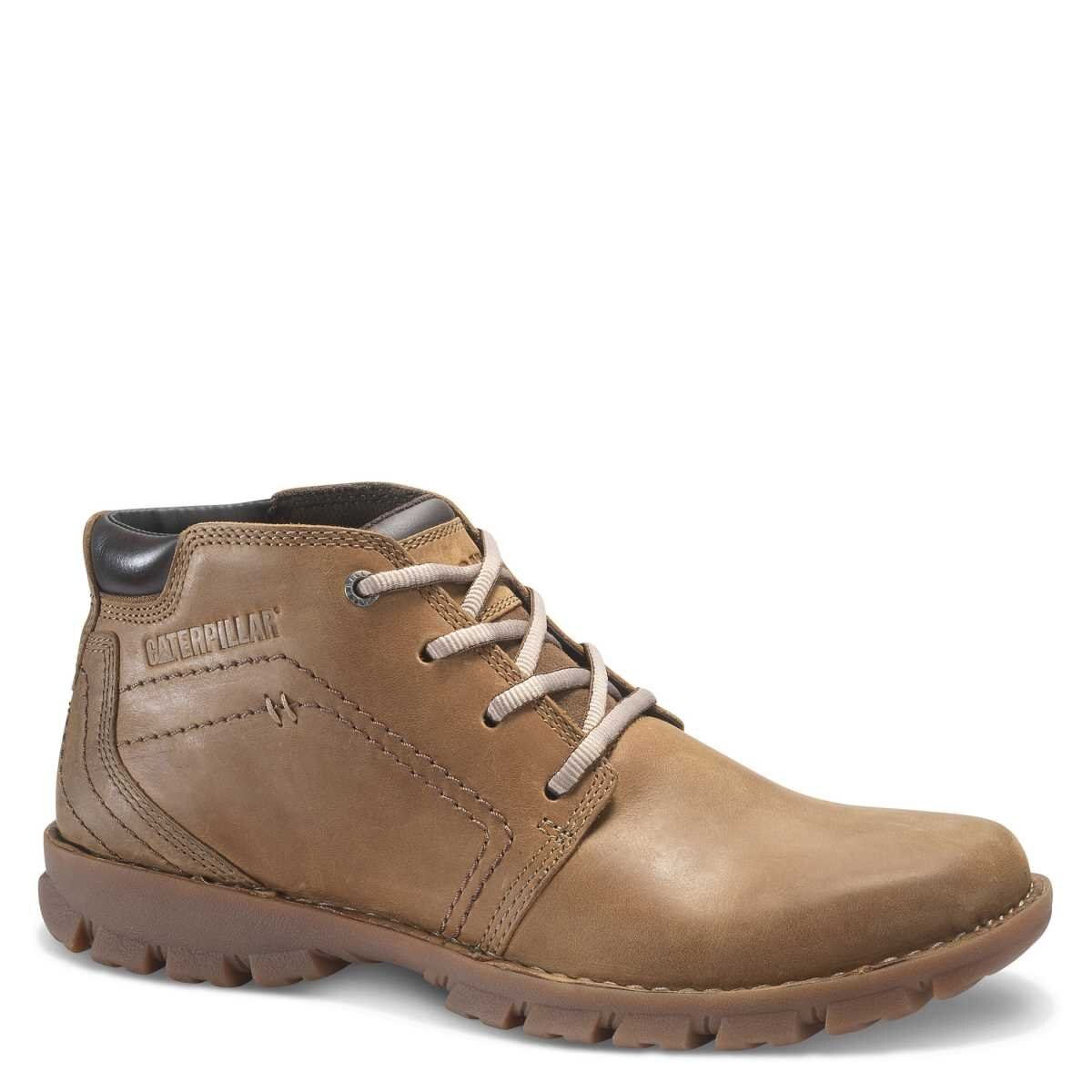 Botín Caterpillar Casual con Agujetas Café