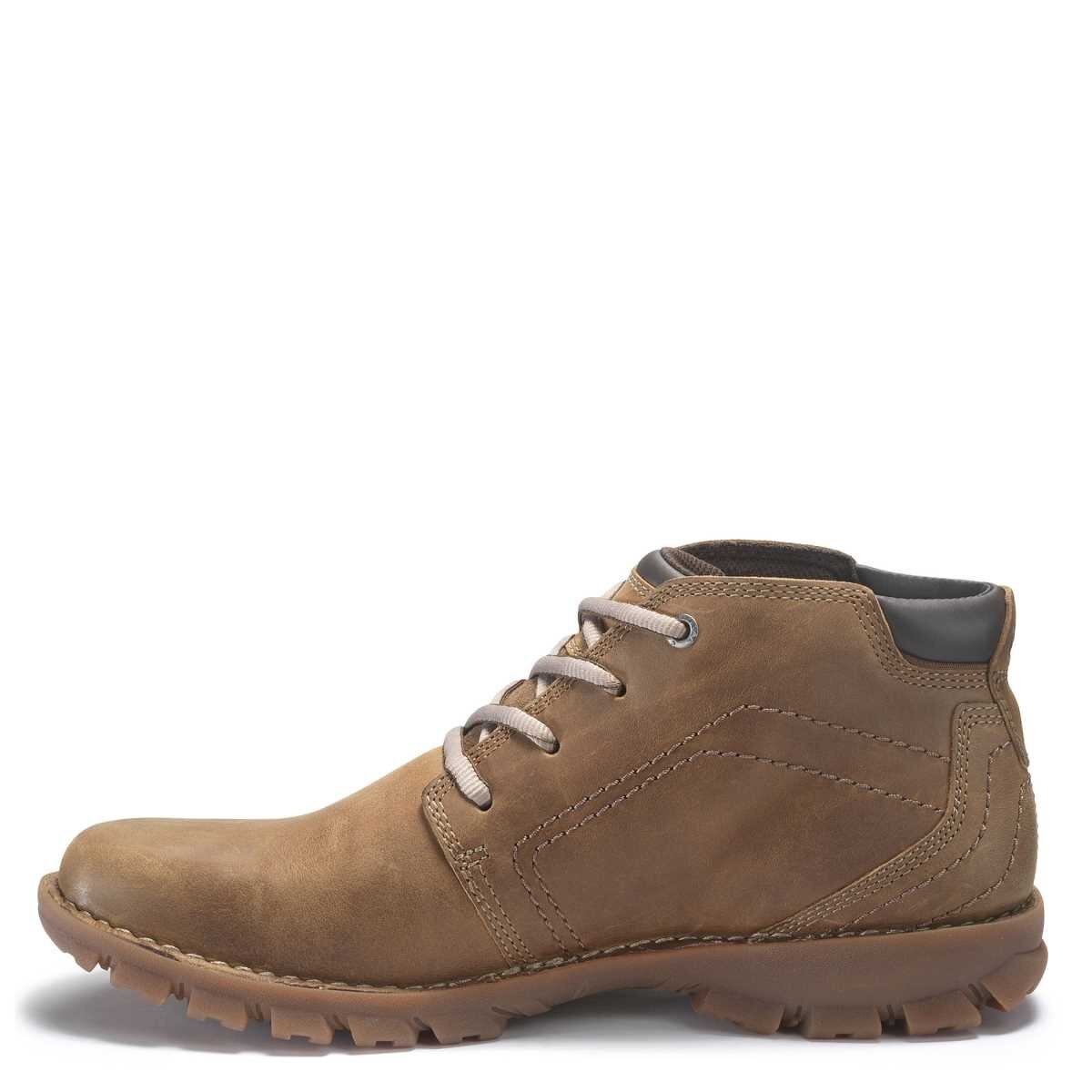 Botín Caterpillar Casual con Agujetas Café