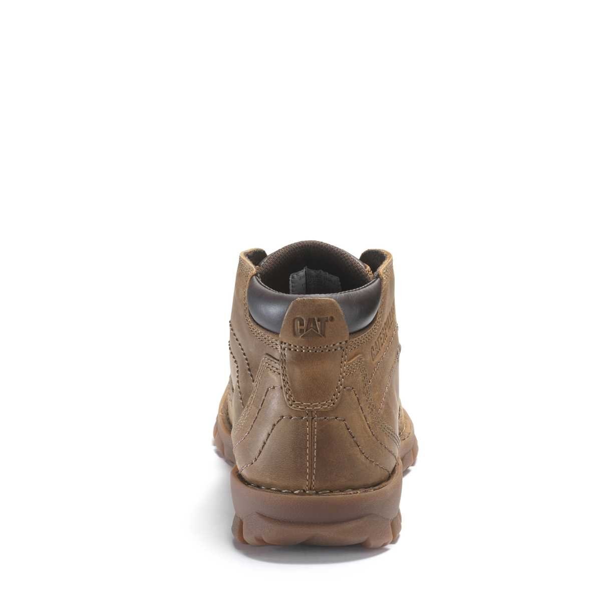Botín Caterpillar Casual con Agujetas Café