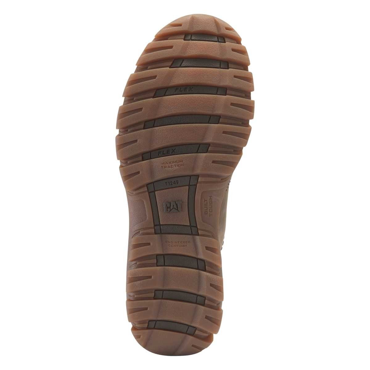 Botín Caterpillar Casual con Agujetas Café