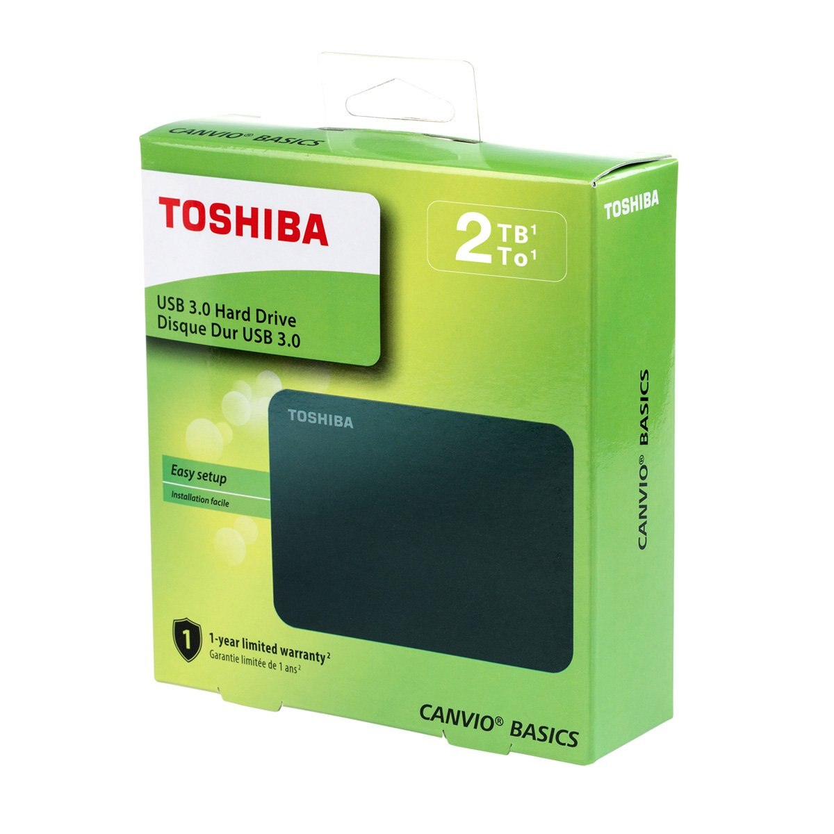Disco Duro Canbio Basics 2Tb Usb 3.0 Toshiba
