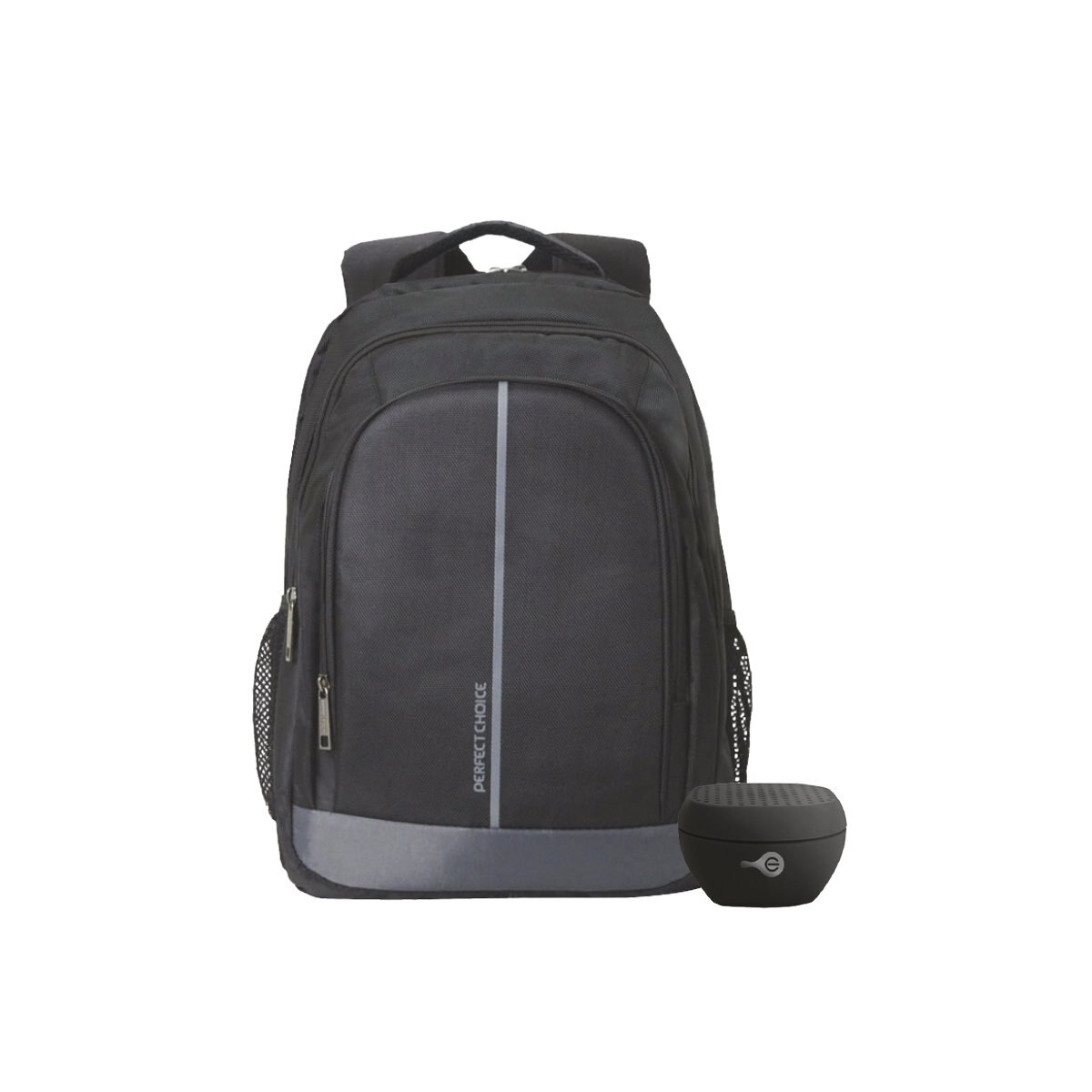 Kit Mochila Essentials Negro+ Bocina Recargable Perfect Choice