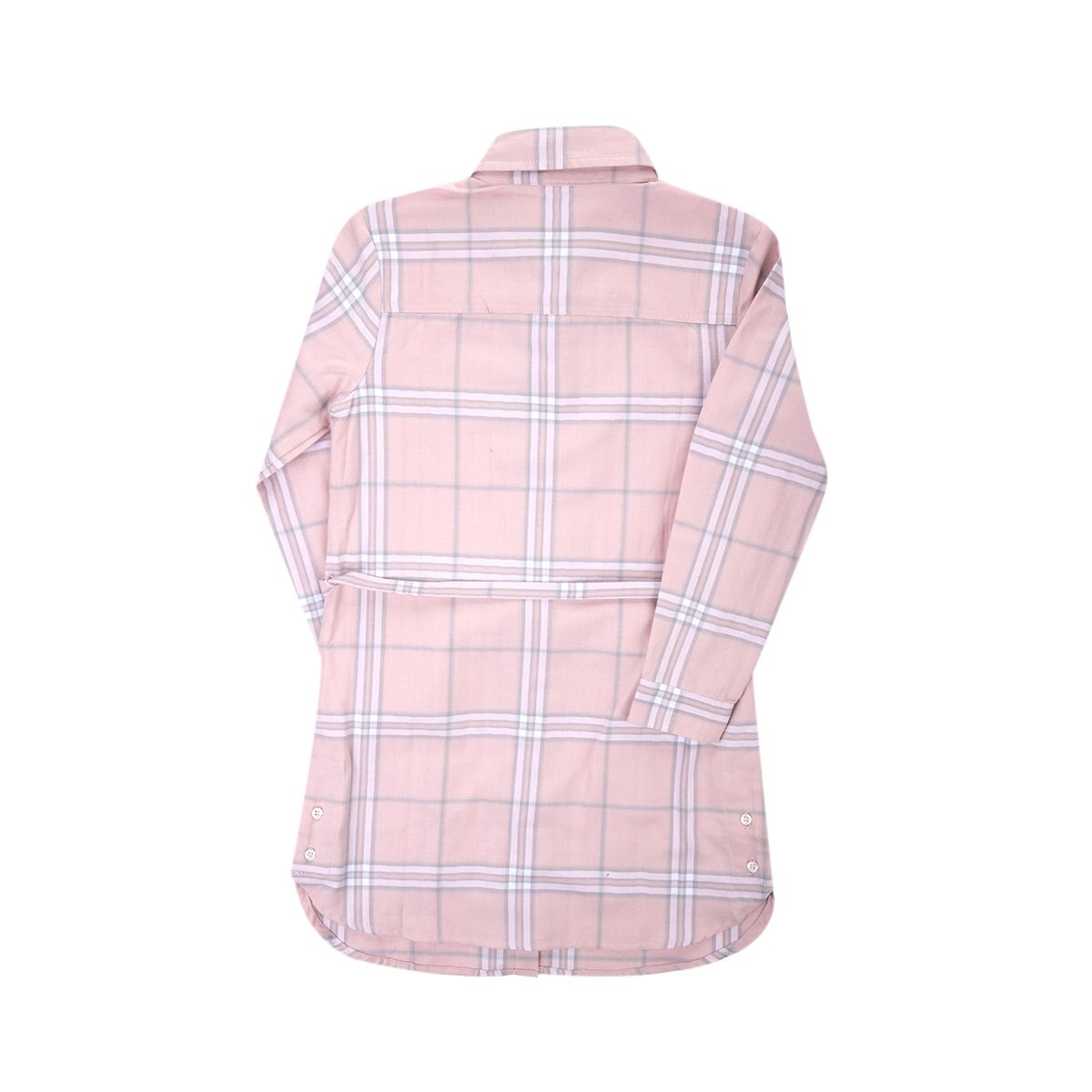 Vestido Camisero Cuadros con Cinta Jeanious