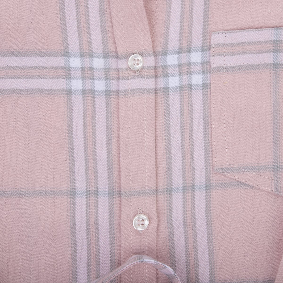 Vestido Camisero Cuadros con Cinta Jeanious