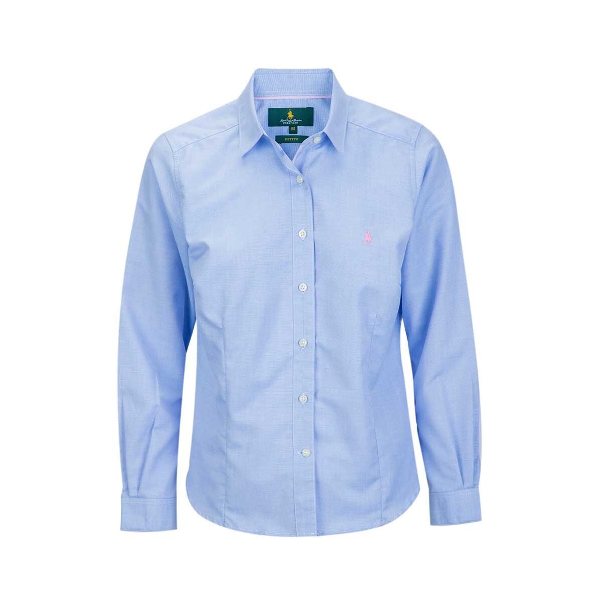 camisa azul polo