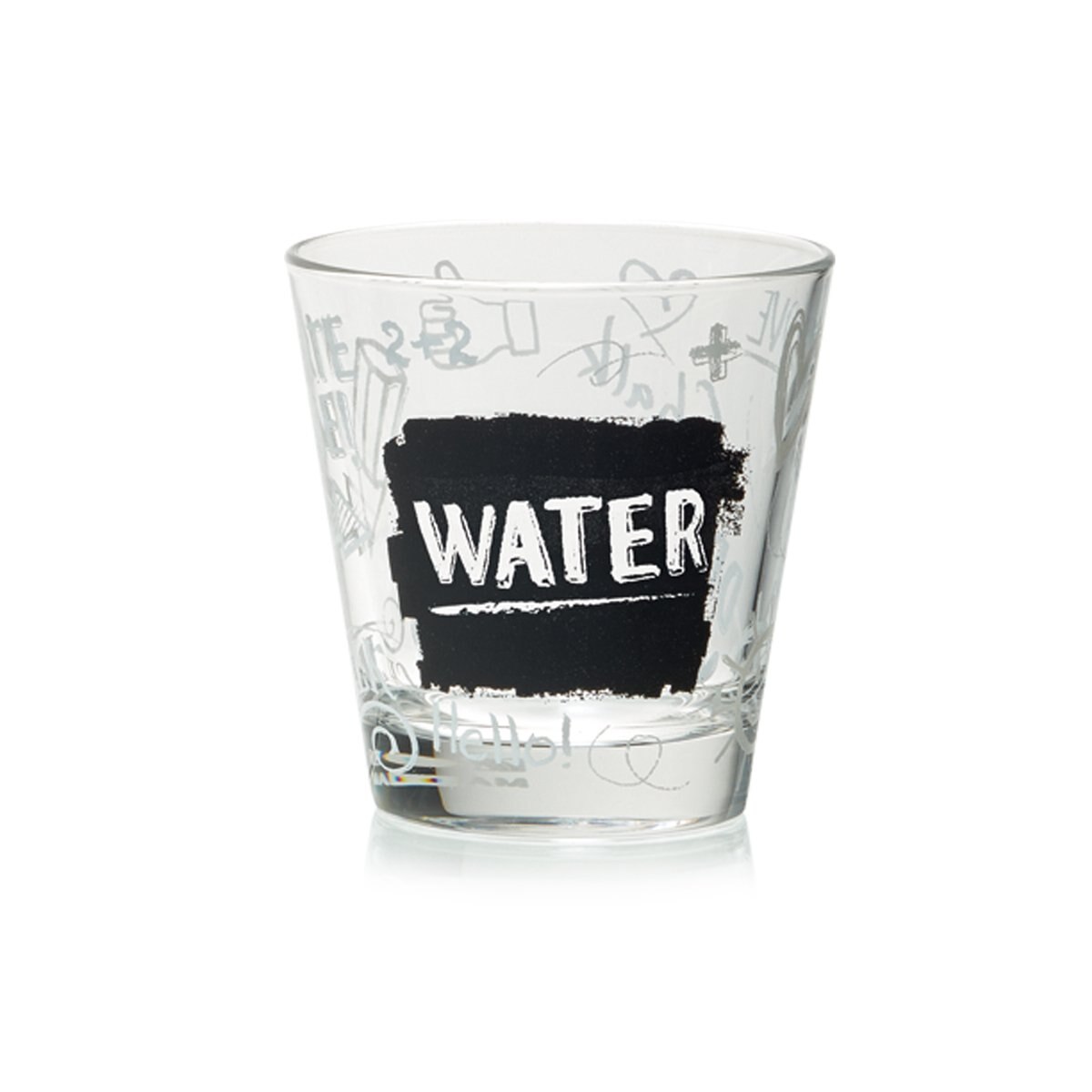 Vaso Nadia 25 Cl. Dec. Lavagna Agua Cerve
