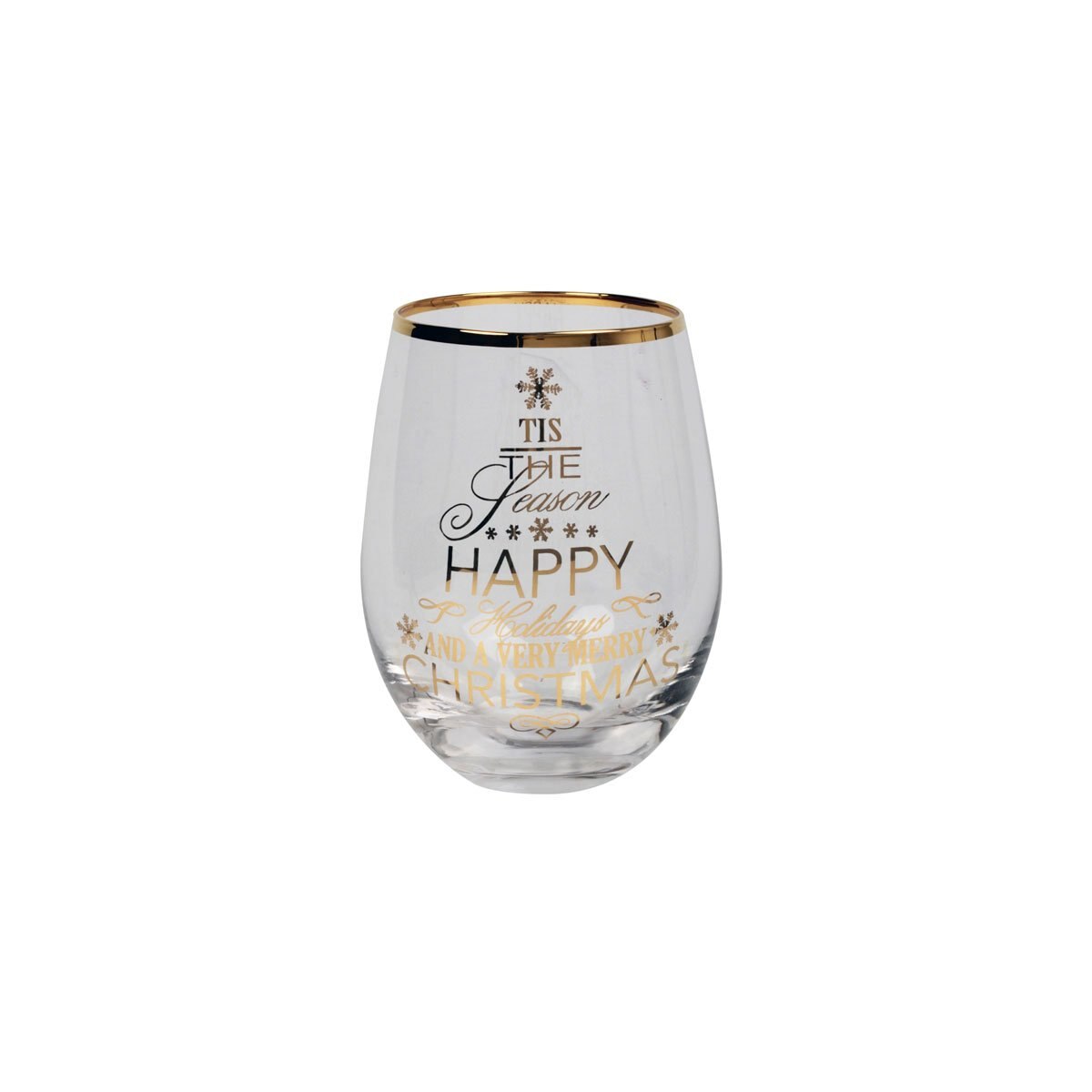 Vaso de Vino Felices Fiestas Navidad Noritex