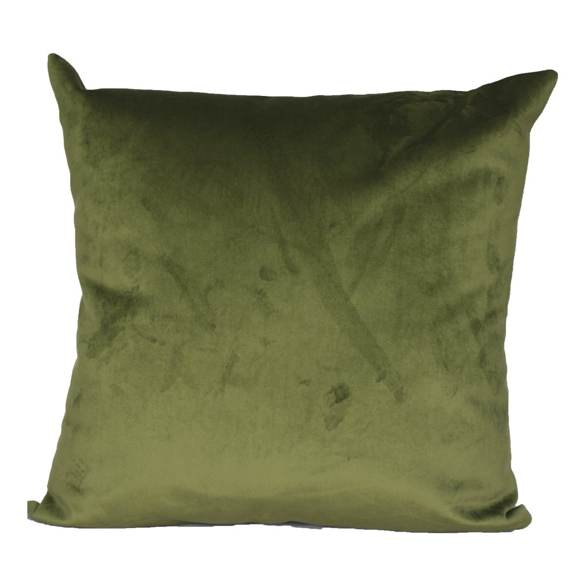 Cojín Liso Terciopelo Emily 09 Verde 45X45 Cm. Mazahua