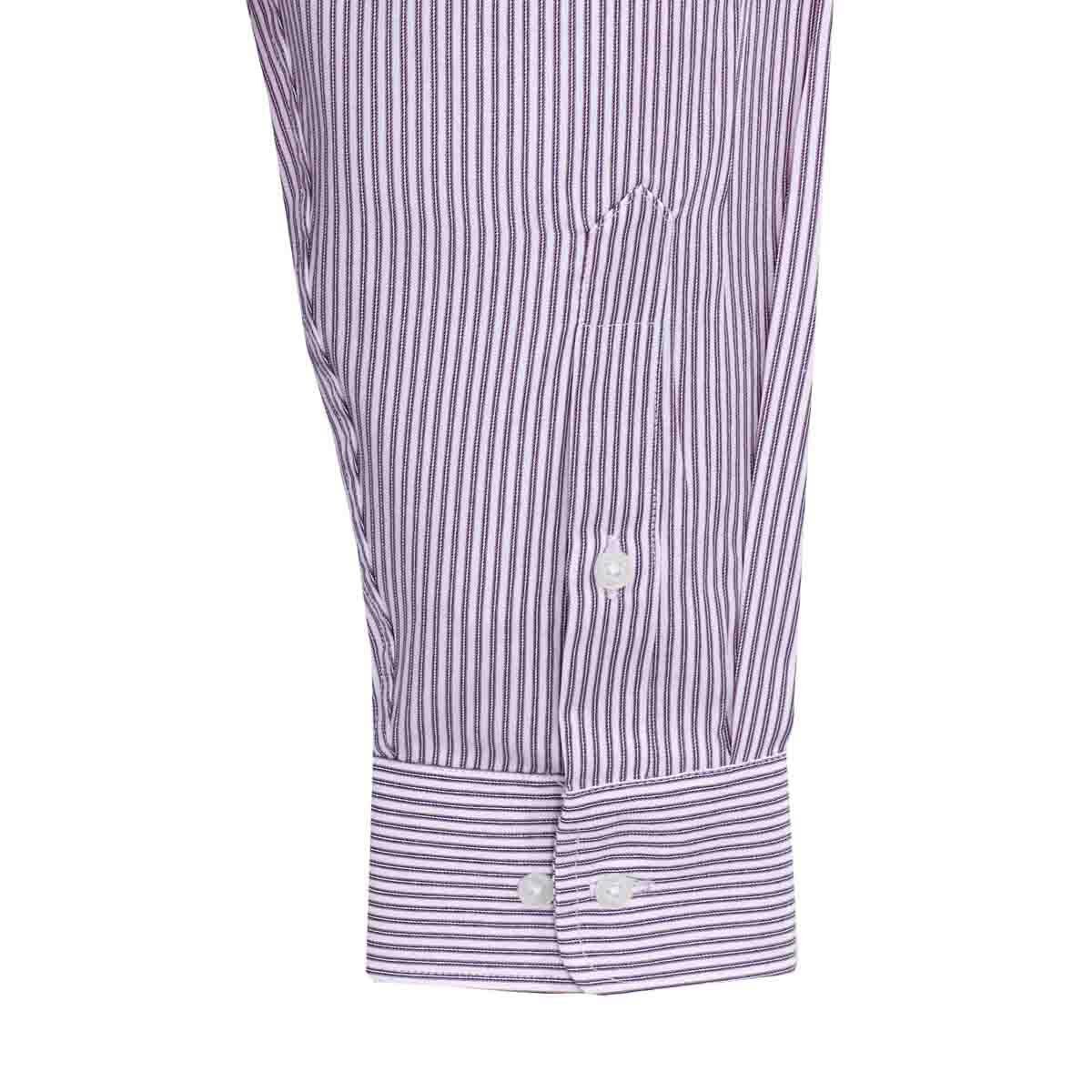 Camisa de Vestir Slim Fit Color Azul Combinado John Henry