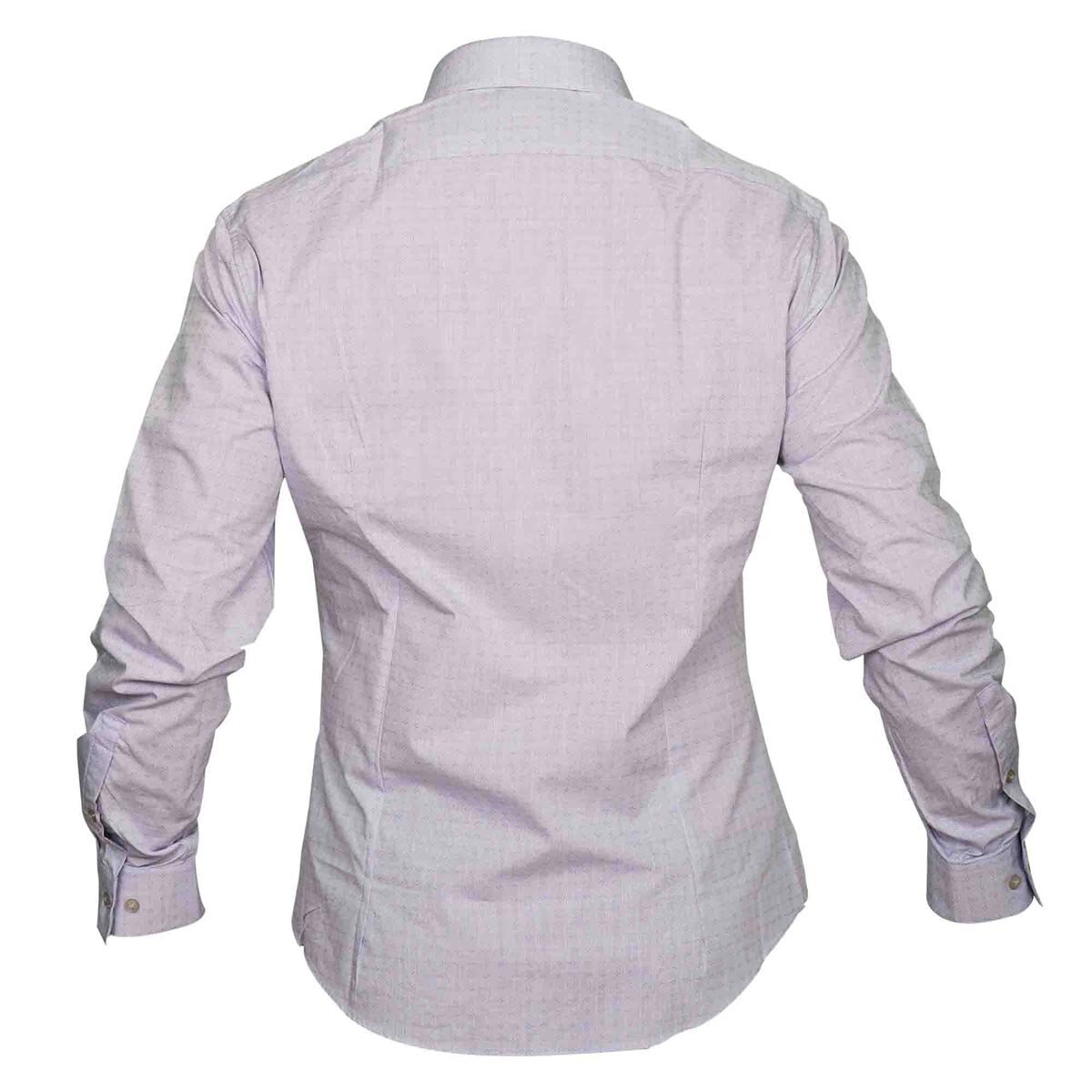 Camisa de Vestir Calvin Klein Color Morado Combinado