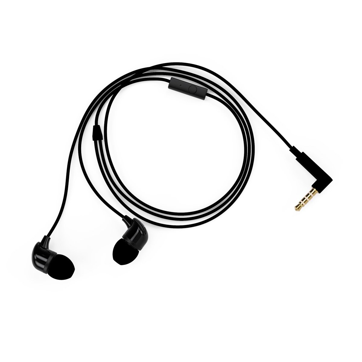 Audífonos con Micrófono In-Ear Negro Happy Plugs