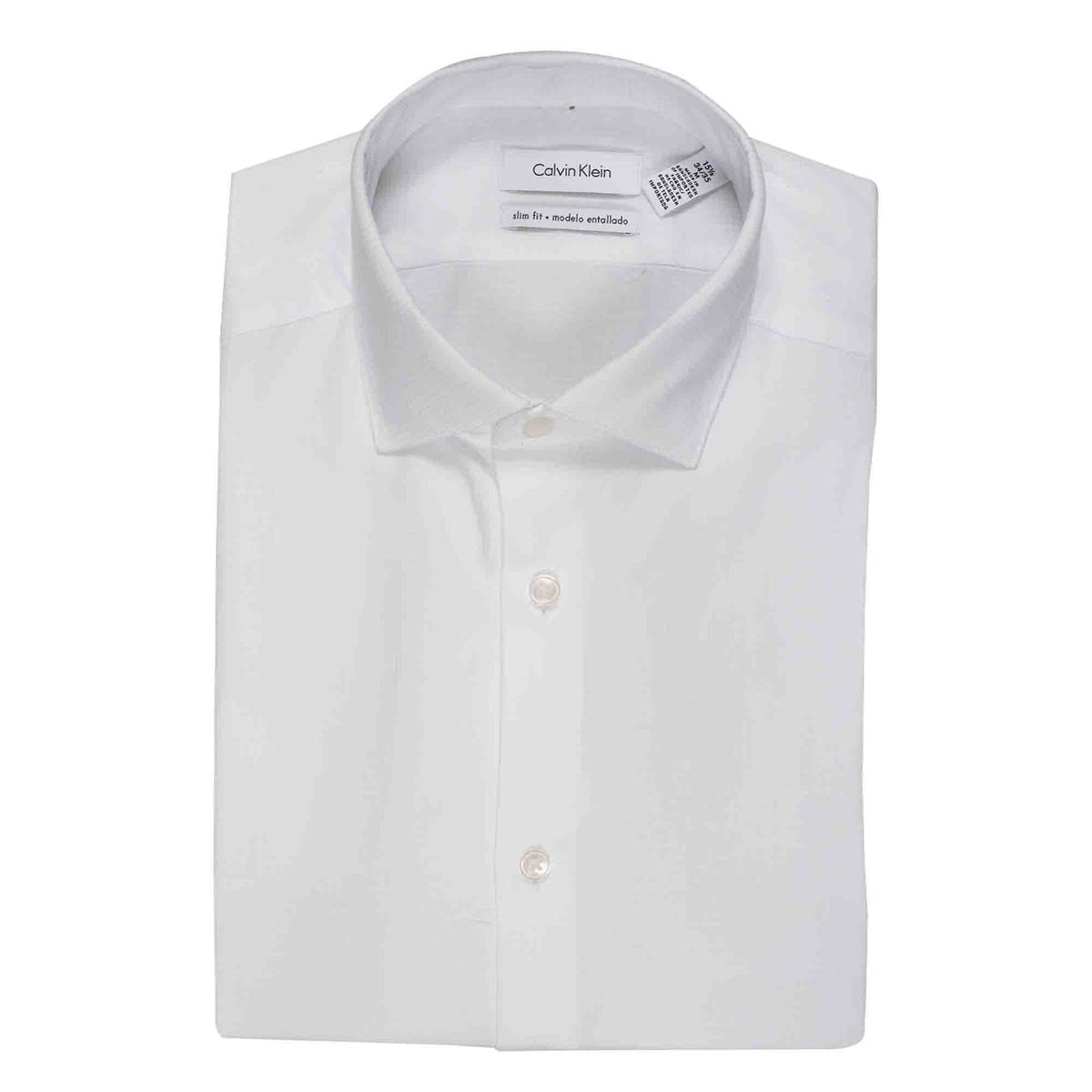 Camisa de Vestir Calvin Klein Color Blanco