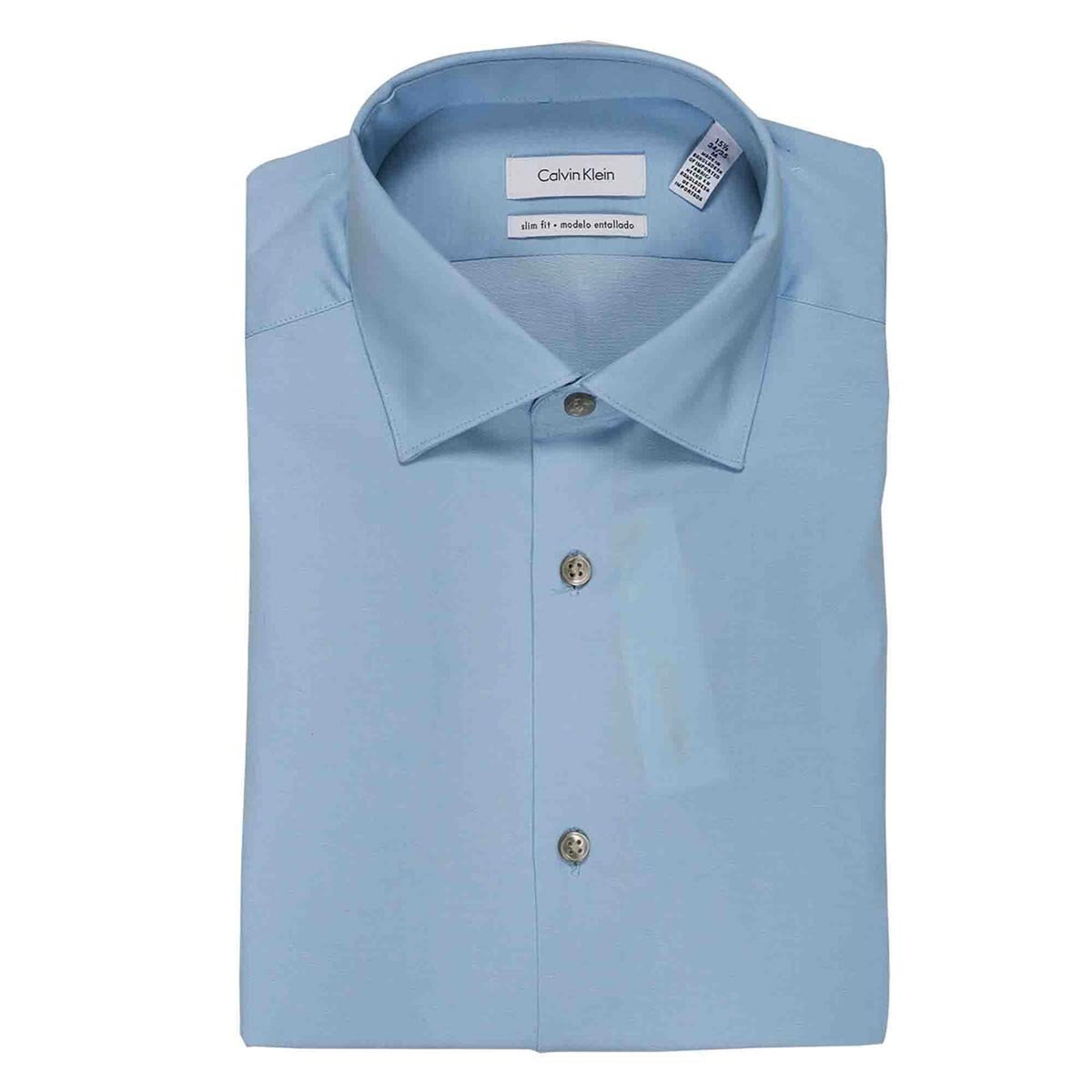 Camisa de Vestir Calvin Klein Color Azul
