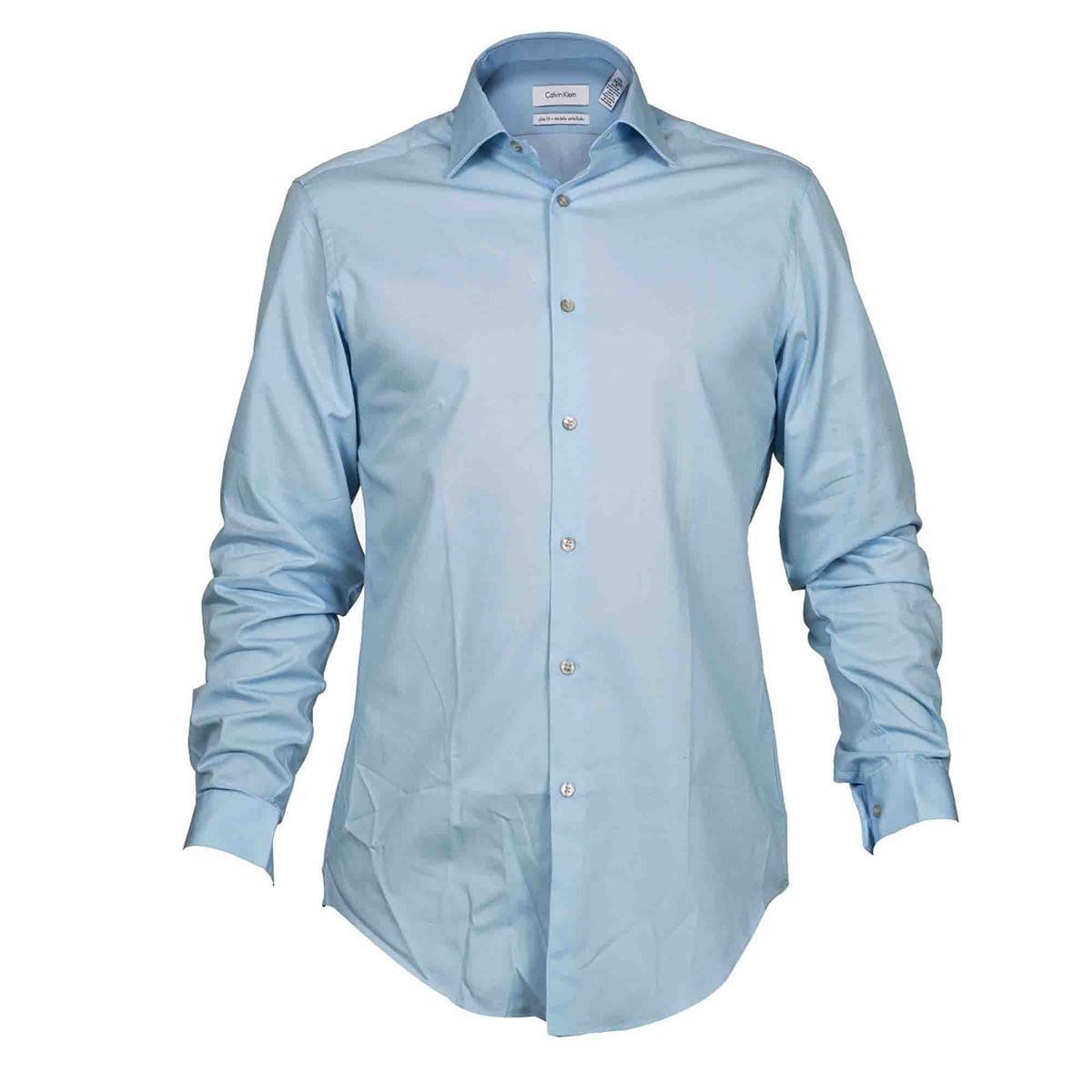 Camisa de Vestir Calvin Klein Color Azul