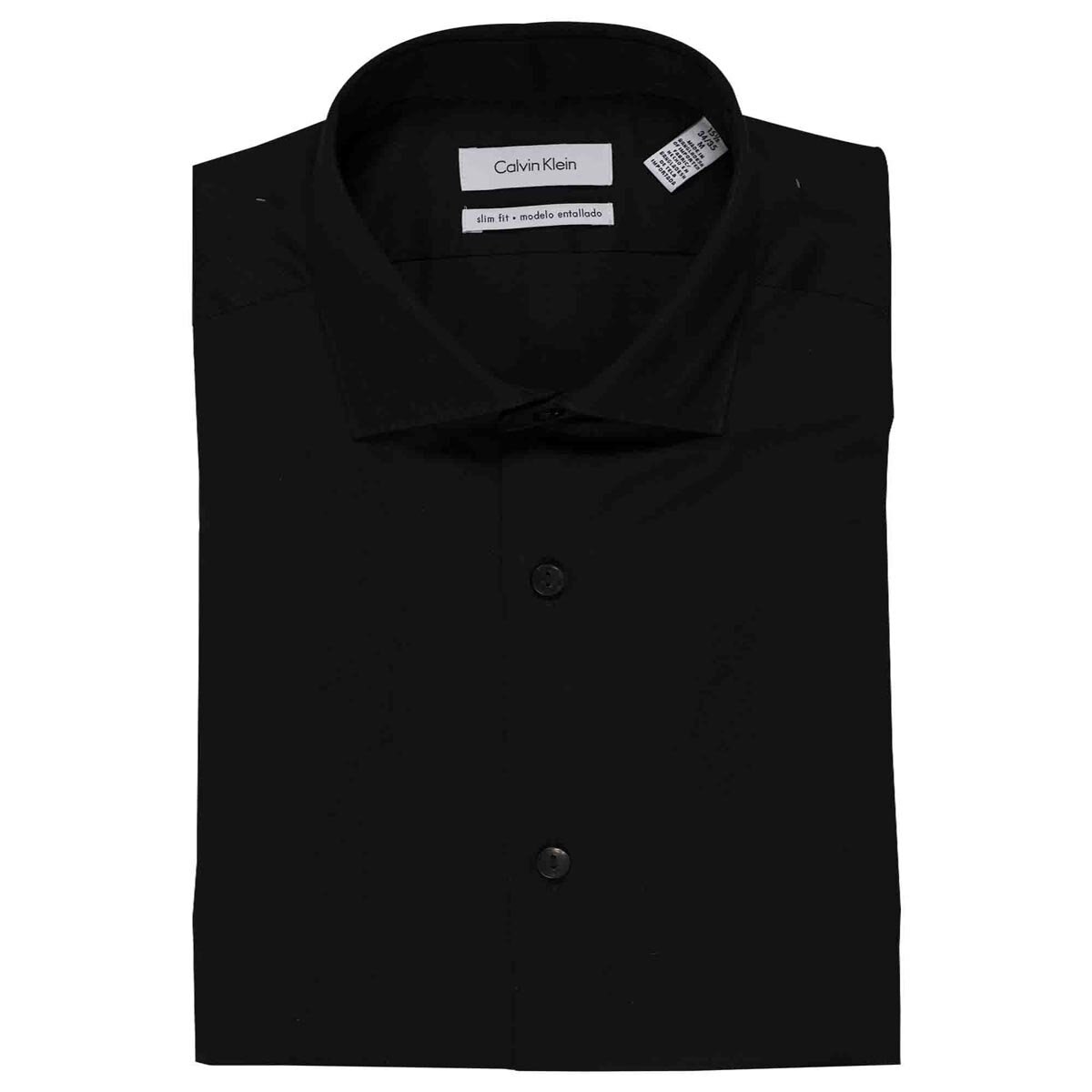 Camisa de Vestir Calvin Klein Color Negro