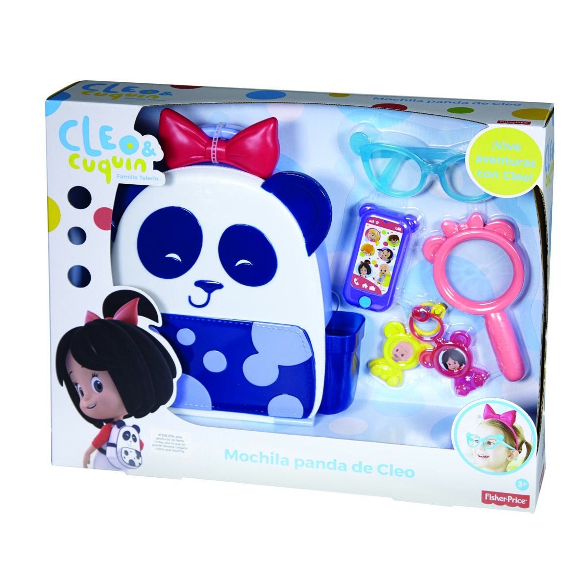 Fisher Price Mochila de Aventuras de Cleo Mattel