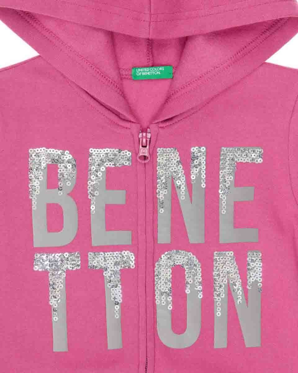 Sudadera Color Rosa Benetton
