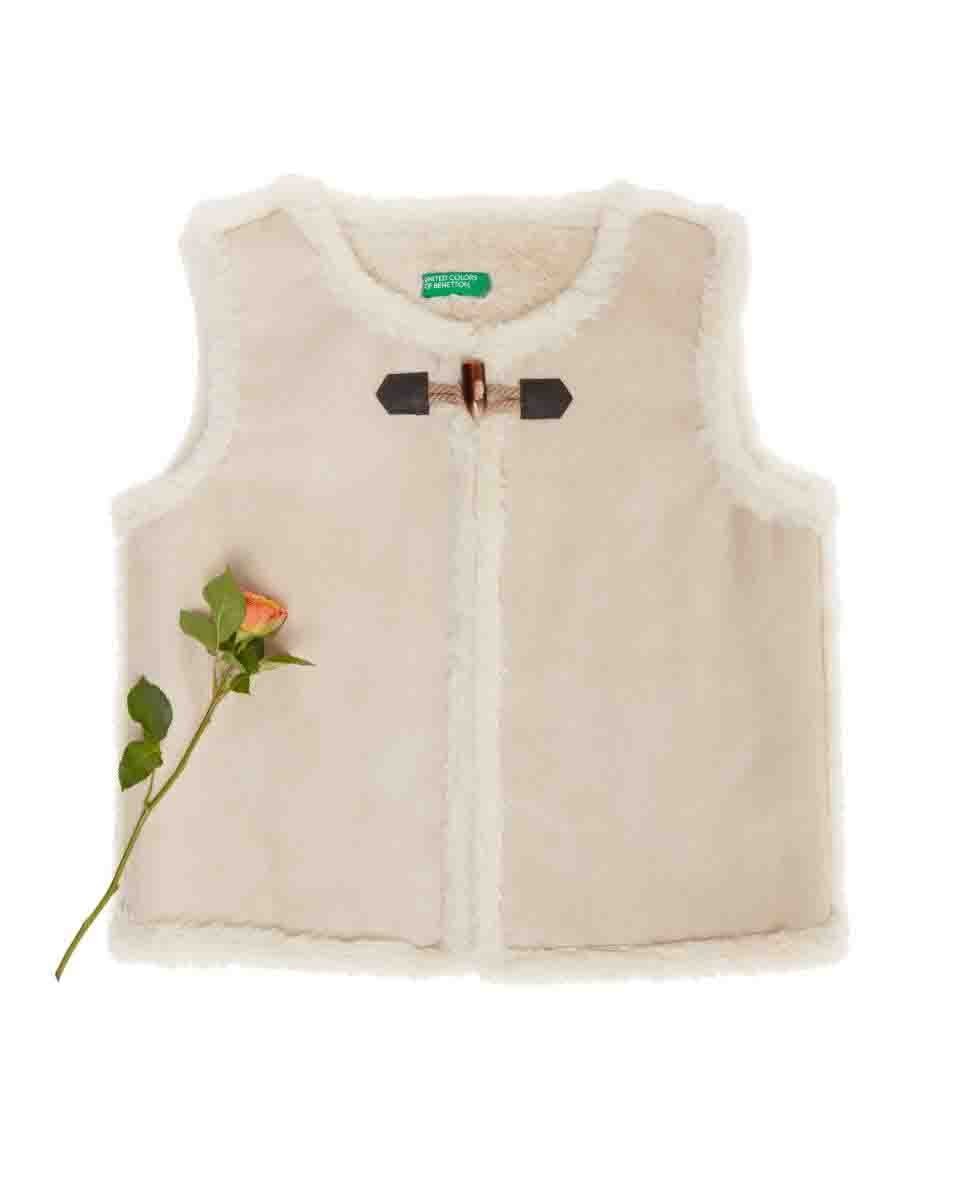 Chaleco Color Hueso Benetton