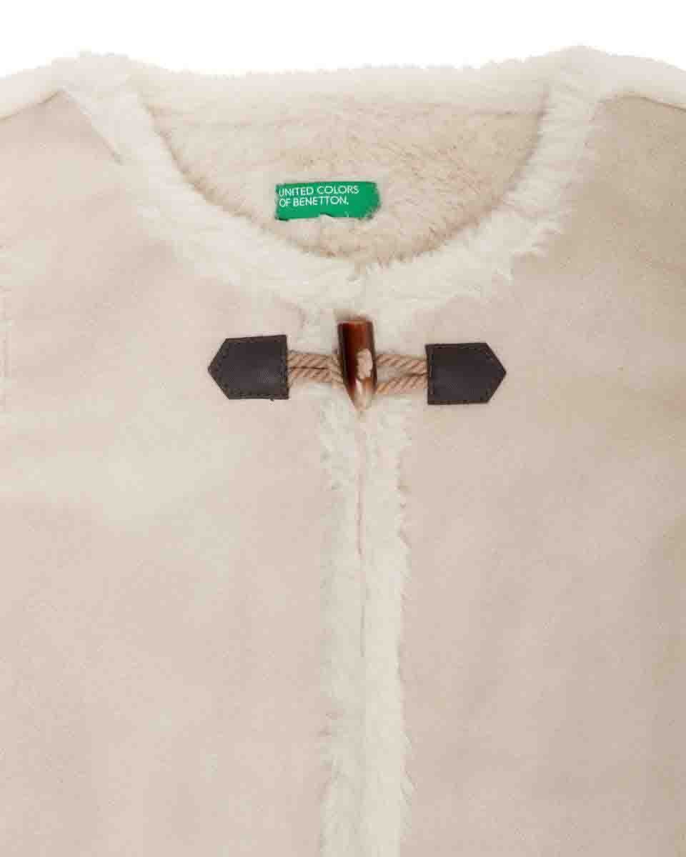 Chaleco Color Hueso Benetton