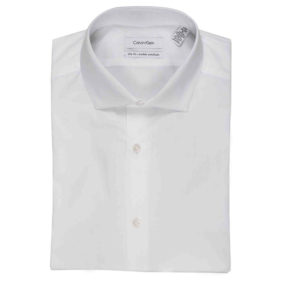Camisa de Vestir Calvin Klein Color Blanco