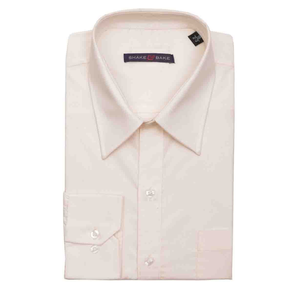 Camisa de Vestir Beige Shake & Bake