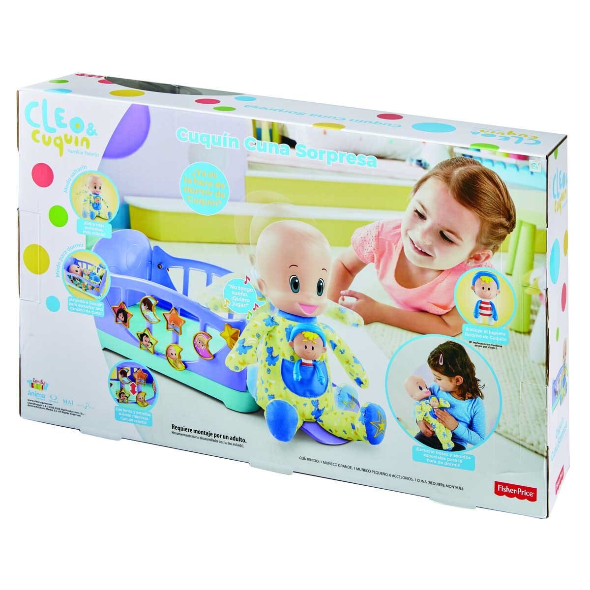 Cuquín Cuna Sorpresa Fisher Price Mattel