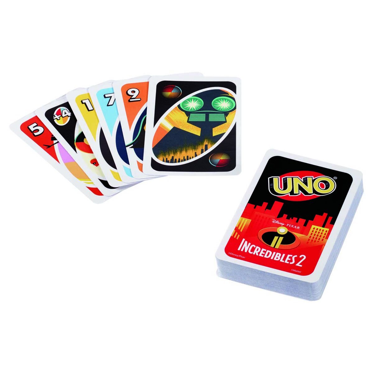 Juego uno los Increíbles 2 de Mattel
