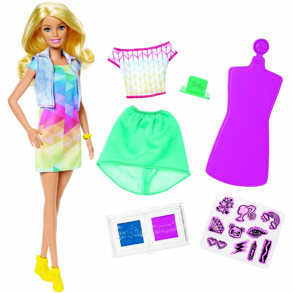 Barbie Crayola con Moda a Estampar Mattel