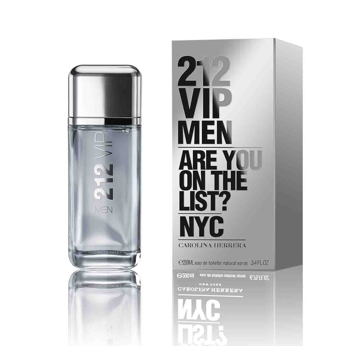 Fragancia para Caballero Carolina Herrera 212 Vip Edt 200Ml