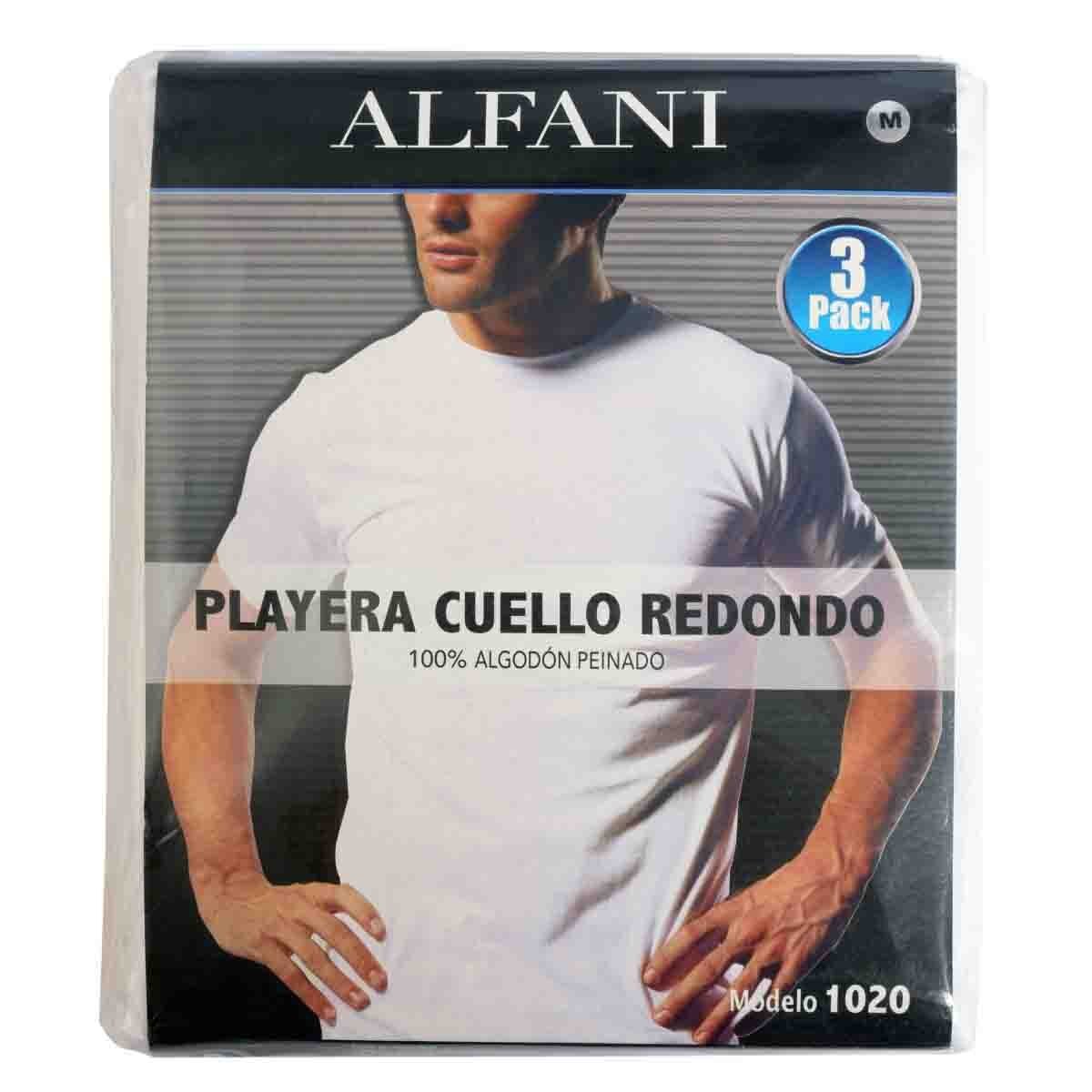 Playera Cuello Redondo, Paquete de 3Pzs