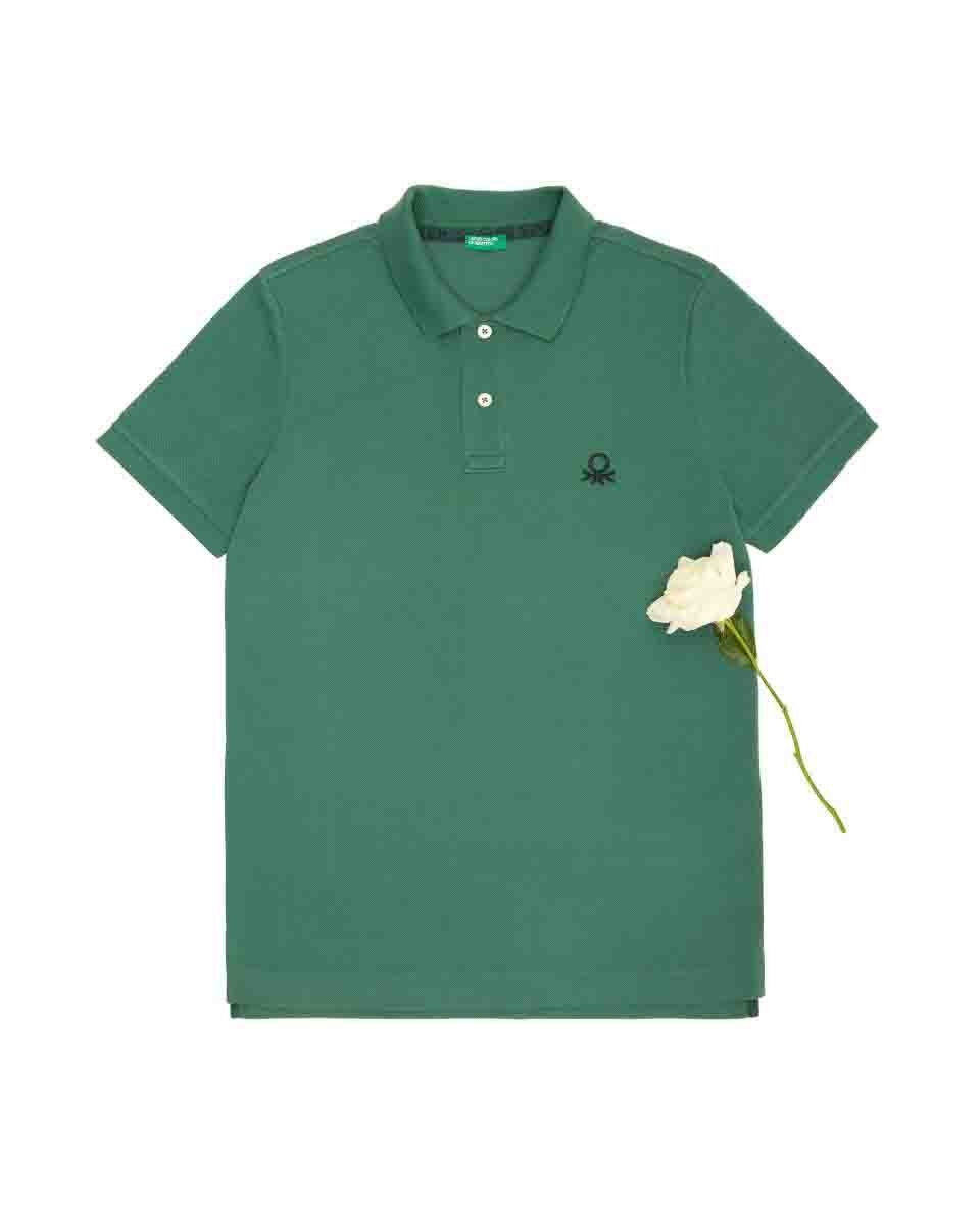 Playera Color Verde Benetton
