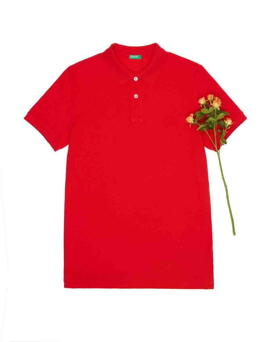 Playera Color Rojo Benetton